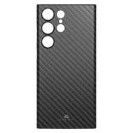 Etui i futerały do telefonów - Black Rock - Cienka osłona karbonowa pasuje do Samsung Galaxy S23 Ultra 5G I etui na telefon komórkowy, ultra cienkie, Fiber Cover (Flex Carbon Black) - miniaturka - grafika 1