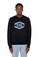 Bluzy męskie - Diesel Męska bluza z kapturem S-Gymnastik K27, 9xx-0hayt, XL - miniaturka - grafika 1