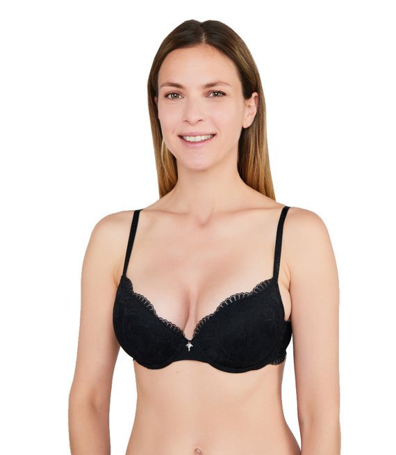 Biustonosz usztywniany na fiszbinie Beautiful NOOS - Full Lace Bra-80E
