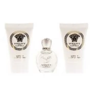 Zestawy perfum damskich - Versace Eros Pour Femme zestaw Edp 5ml + balsam x2 - miniaturka - grafika 1