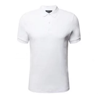 Koszulki męskie - Koszulka polo z bawełny ekologicznej model Paris - Selected Homme - grafika 1