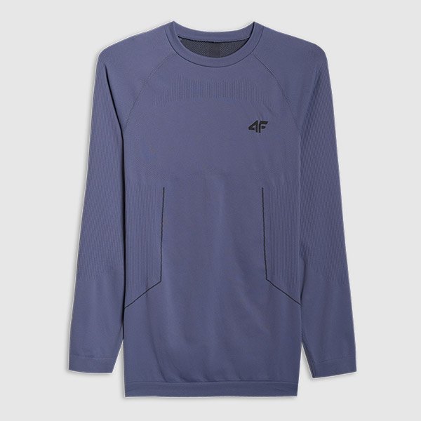 Bielizna termoaktywna bezszwowa (góra) męska 4F 4FWAW25USEAM233-32S Niebieski XXL/3XL