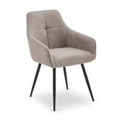 Krzesła - Krzesło Tapicerowane Kuchenne Do Jadalni Salonu Kuchni Cappucino PALMA - miniaturka - grafika 1