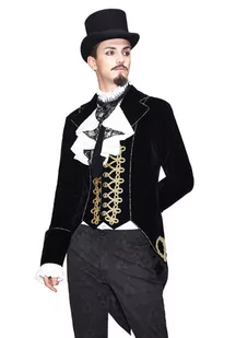 płaszcz męski DEVIL FASHION - PORTRAIT OF GREY-XXL - Płaszcze męskie - miniaturka - grafika 1