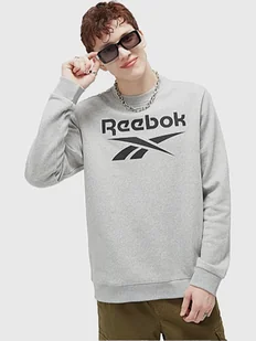 Bluza bez kaptura męska Reebok Identity Big 100050273 L Szara (4066751179941) - Bluzy męskie - miniaturka - grafika 1
