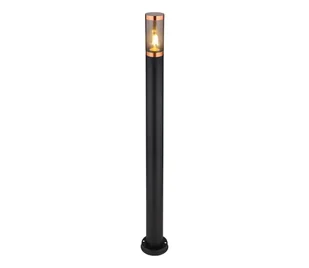 Globo 3159BC - Lampa zewnętrzna BOSTON 1xE27/23W/230V IP44 110 cm czarny/miedź - Lampy ogrodowe - miniaturka - grafika 1