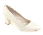 Półbuty damskie - Półbuty damskie Sergio Leone PB403 beż perła - miniaturka - grafika 1