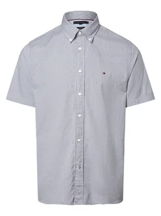 Tommy Hilfiger Koszula męska Mężczyźni Regular Fit Bawełna niebieski|szary w kratkę, M - Koszule męskie - miniaturka - grafika 1