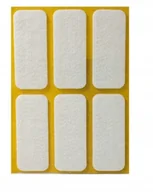 Meble modułowe i akcesoria - Podkładka filcowa samoprzylepna biała 25 x 60 6 sztuk ANDPOL - miniaturka - grafika 1