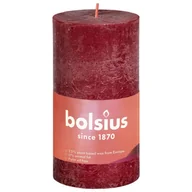 Świece - Bolsius Rustykalne świece pieńkowe Shine, 8 szt., 100x50 mm, czerwone Sfeerpunt - miniaturka - grafika 1