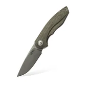 Noże - Nóż składany MKM Timavo M390 Green Micarta by Jasper Voxnæs - miniaturka - grafika 1