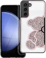 Etui i futerały do telefonów - OEM Futerał TEDDY BEAR do SAMSUNG A53 różowy - miniaturka - grafika 1