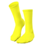 Skarpetki kolarskie - Sportowe skarpety rowerowe - neon żółty - miniaturka - grafika 1