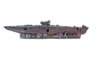 Dekoracje do akwarium - Ozdoba akwariowa Happet R096 statek wrak 19,5 cm - miniaturka - grafika 1