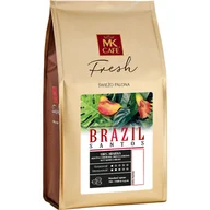 Kawa - Świeżo Palona Kawa Ziarnista Mk Cafe Brazil Santos 1 Kg - miniaturka - grafika 1
