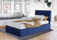 Łóżka - Łóżko jednoosobowe z pojemnikiem ALDO / kolory do wyboru - miniaturka - grafika 1