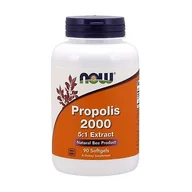 Suplementy naturalne - Now Foods Propolis 2000 - ekstrakt 5:1 (90 kaps.) - miniaturka - grafika 1