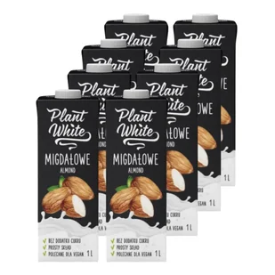 Sante Plant White Napój migdałowy 1l x 8szt - Soki i napoje niegazowane - miniaturka - grafika 1