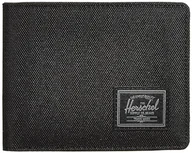 Portfele - Herschel Portfel Roy, czarny odcień, Kolor czarny, One Size, Klasyczny - miniaturka - grafika 1