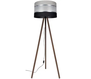 Lampa podłogowa CORAL 1xE27/60W/230V brązowy/czarny/szary/chrom - Lampy stojące - miniaturka - grafika 1