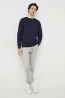 Bluzy męskie - Tommy Hilfiger bluza męska kolor granatowy gładka - miniaturka - grafika 1
