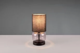 Elio lampa stołowa 1xE27 przydymiona/czarna 517800154 - Lampy stojące - miniaturka - grafika 1