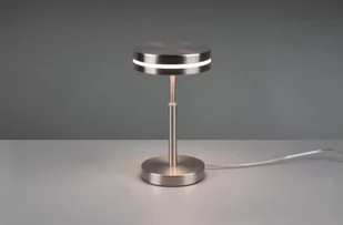 Trio Franklin LED lampa stołowa 1-punktowa nikiel mat 526510107 - Lampy stojące - miniaturka - grafika 1