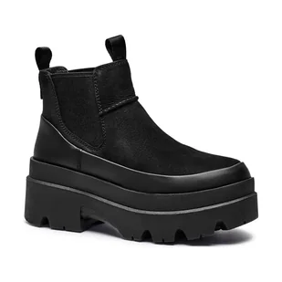 UGG Skórzane sztyblety BRISBANE CHELSEA - Botki damskie - miniaturka - grafika 1