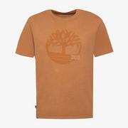 Koszulki męskie - TIMBERLAND T-SHIRT GARMENT DYE LOGO GRAPHIC TEE - Timberland - miniaturka - grafika 1