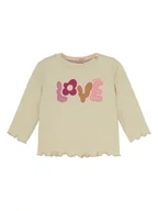 Kaftaniki dla niemowląt - Noppies Koszulka w kolorze beżowym - miniaturka - grafika 1