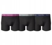 Majtki męskie - CALVIN KLEIN COTTON STRETCH bawełniane bokserki majtki 3 pak L - miniaturka - grafika 1
