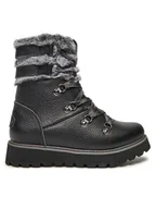 Botki damskie - Roxy Botki ARJB700752 Czarny - miniaturka - grafika 1