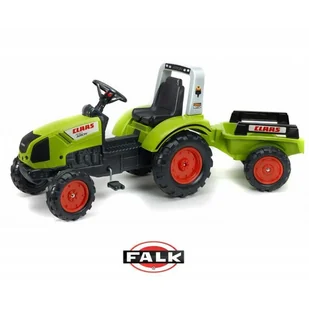 Falk FALK Traktor CLAAS ARION z przyczepą zielony - Jeździki dla dzieci - miniaturka - grafika 7