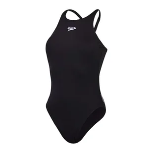 Speedo Damski strój kąpielowy End+ V Back (dłuższe ciało) Sportowy krój Swim Fitness, Czarny, 40/16 - Stroje kąpielowe - miniaturka - grafika 1
