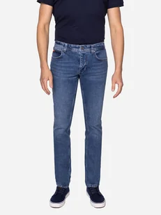 Jeansy slim fit męskie Lee Cooper LC7110-650 30-32 Niebieskie (5904347399658) - Spodnie męskie - miniaturka - grafika 1