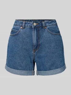 Szorty jeansowe o kroju relaxed fit z mieszanki bawełny model ‘ZURI’ - Spodenki damskie - miniaturka - grafika 1