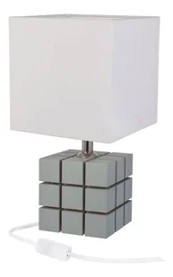 Szara dziecięca lampka biurkowa kostka - 2Q S187 Eroa - Lampy stojące - miniaturka - grafika 1
