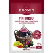 Domowy wyrób alkoholu - Browin ViniTurbo - drożdże do szybkiej fermentacji - miniaturka - grafika 1