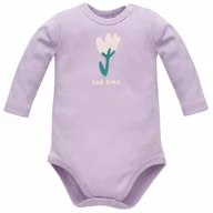 Body dla niemowląt - PINOKIO BODY DLUGI REKAW LILIAN FIOLET 80 - miniaturka - grafika 1