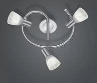 Lampy sufitowe - Trio Leuchten Nowoczesny okrągły spot nikiel mat zawiera żarówki LED - Levisto - miniaturka - grafika 1