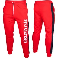 Spodnie sportowe damskie - Spodnie Sportowe damskie Reebok TE Liner Logo French Terry - miniaturka - grafika 1