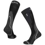 Skarpetki męskie - Podkolanówki Warg Merino SkiAlp Rozmiar skarpet: 35-38 / Kolor: czarny/biały - miniaturka - grafika 1