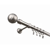 Karnisze - Karnisz pojedynczy 25 mm chrom mat I 200 cm żabka paola - miniaturka - grafika 1