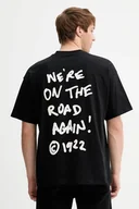 Koszulki męskie - Dickies t-shirt bawełniany męski kolor czarny wzorzysty DK0A87QO - miniaturka - grafika 1