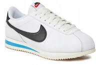 Sneakersy damskie - Nike Buty Damskie Sportowe Sneakersy Cortez białe skóra naturalna 41 Eu - miniaturka - grafika 1