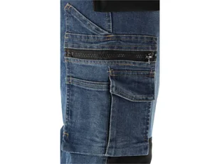 SPODNIE ROBOCZE MONTERSKIE STRETCH JEANS DARK BLUE ROZM. XL - Odzież robocza - miniaturka - grafika 11