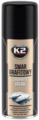 Chemia warsztatowa - K2 Graphite Grease Smar Grafitowy Konserwuje 400ML - miniaturka - grafika 1