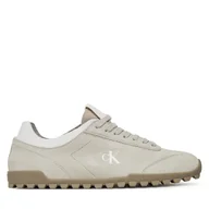 Sneakersy damskie - Sneakersy Calvin Klein Jeans Low Profile Runner Mg Sue YW0YW01898 Beżowy - miniaturka - grafika 1