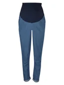 Spodnie ciążowe - Frugi Dżinsy ciążowe "Cara" w kolorze niebieskim - miniaturka - grafika 1