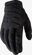Rękawiczki rowerowe - 100% Rękawiczki 100% BRISKER Youth Glove black grey roz. M długość dłoni 149-159 mm NEW - miniaturka - grafika 1